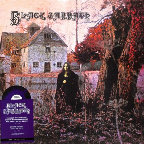 Black Sabbath - S/T (Purple / Black Splatter)
