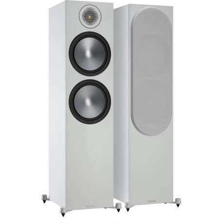 Monitor Audio Bronze 500 Floorstanding Speakers - White