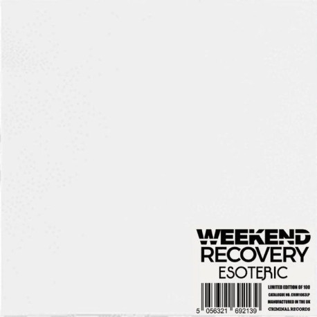 Weekend Recovery - Esoteric (Purple Vinyl)