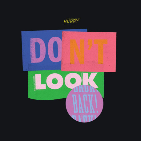 Hurry - Don't Look Back (Purple / Blue Splatter)