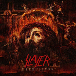 Slayer - Repentless (Transparent Red w Orange / Black Splatter)