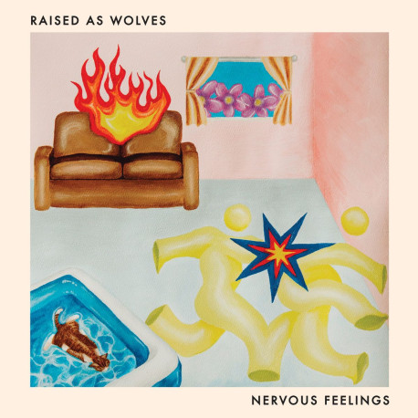 Raised As Wolves - Nervous Feelings (Opaque Pink Vinyl)