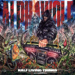 Alpha Wolf - Half Living Things (Red / Blue Marble)