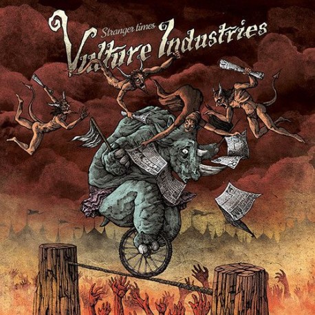 Vulture Industries - Stranger Times (LTD Transparent Blood Red Vinyl)